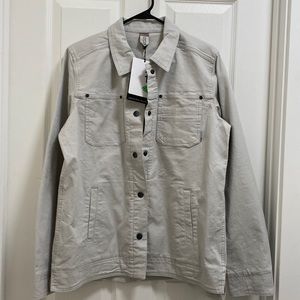 Brand New!! NWT Stio ranch style jacket. 97% organic cotton and spandex size L.